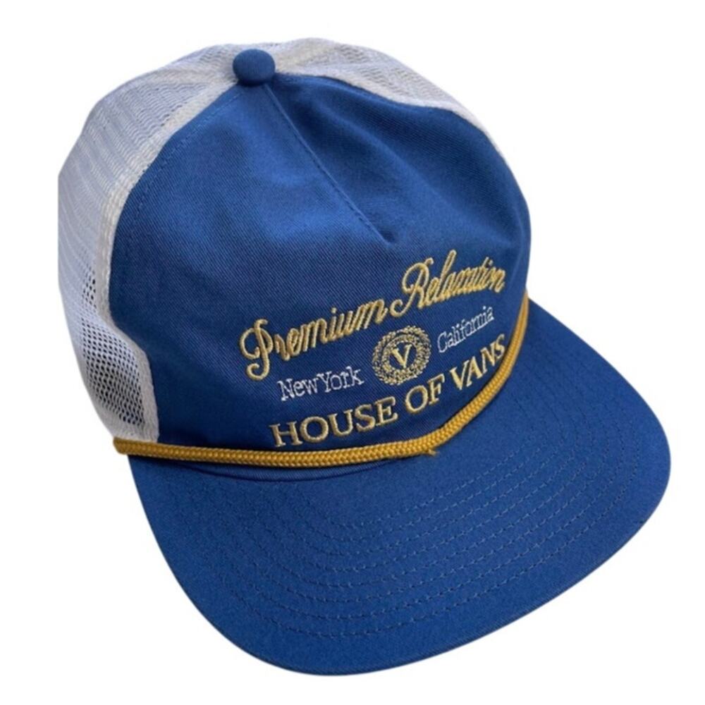 Vans Trucker Hat Mesh Back New York Cali House Of Vans Baseball Cap Flat Bill